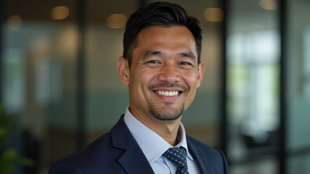 Person saying no politely with confident body language in professional setting