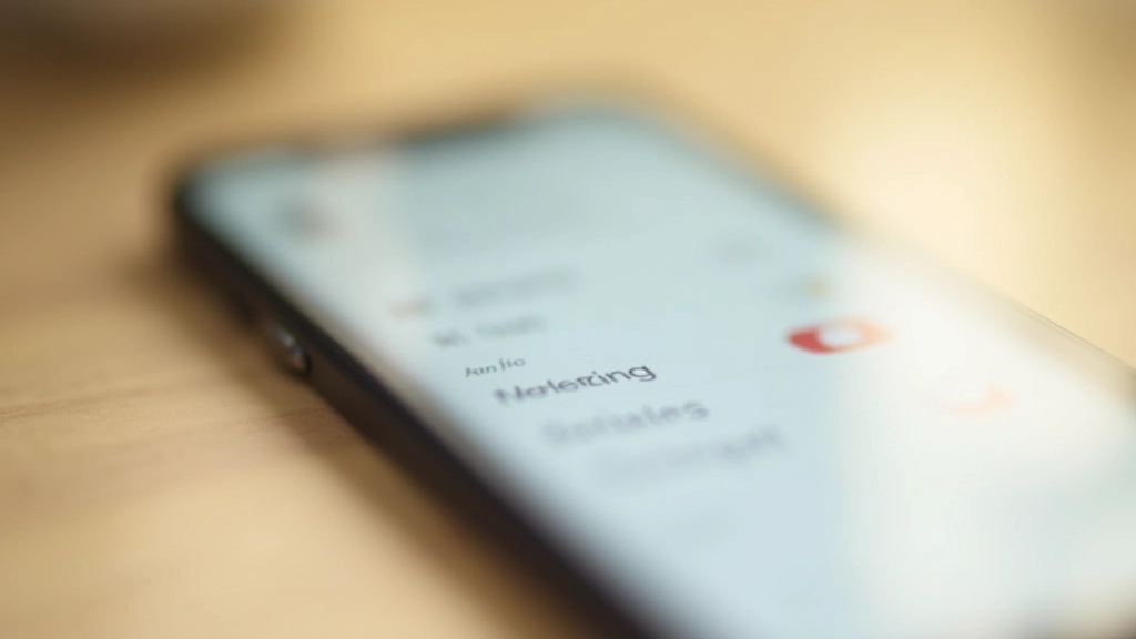 Smartphone showing auto-reply settings and notification preferences for work apps